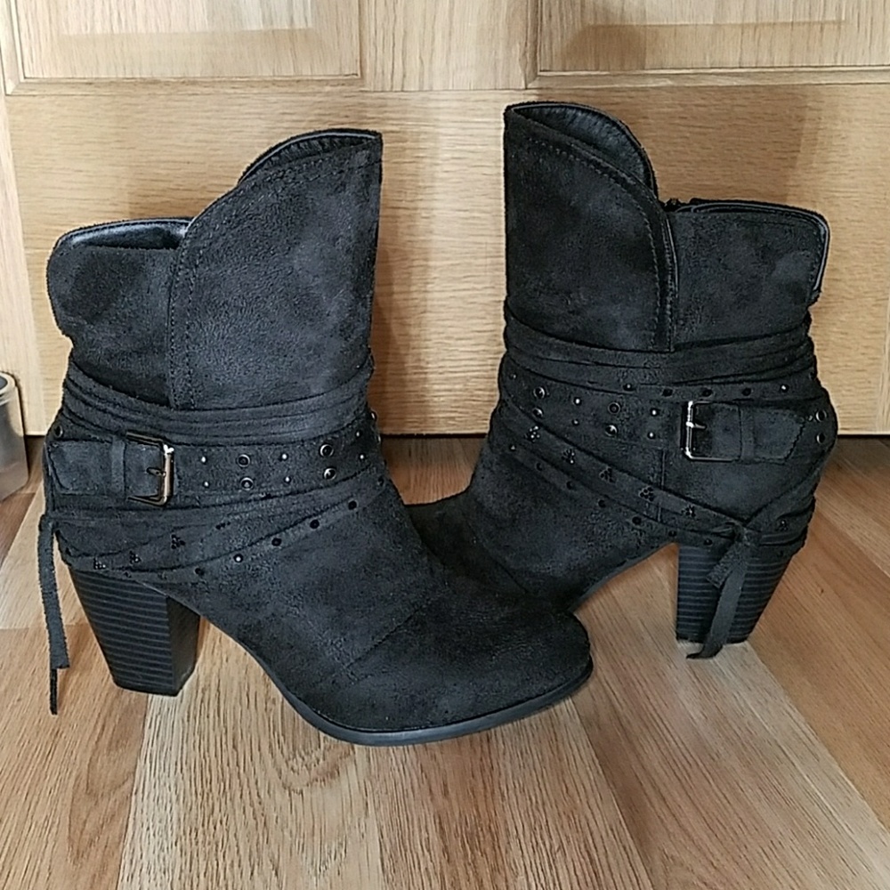 Black booties